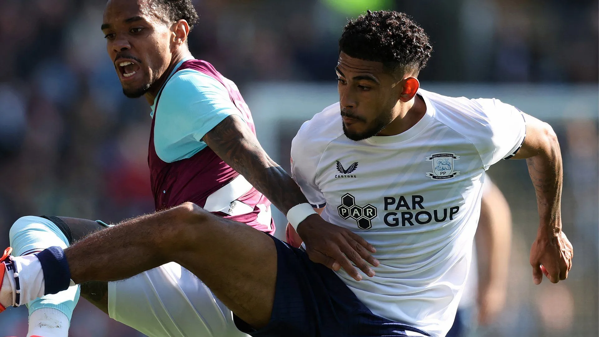 Kaine Kesler-Hayden trong một trận đấu cho Preston North End