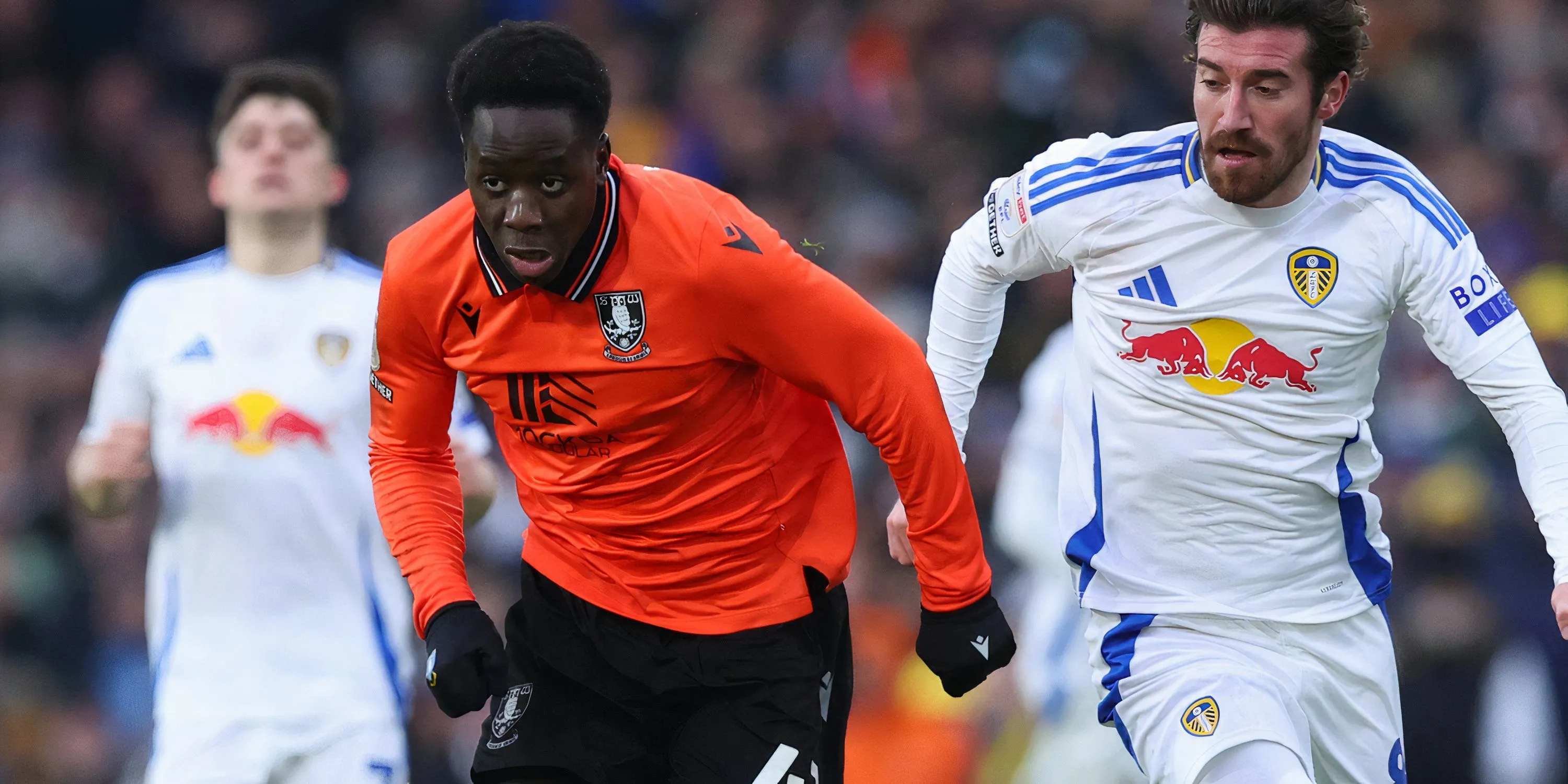 Cầu thủ chạy cánh Djeidi Gassama trong màu áo Sheffield Wednesday, mục tiêu của Rangers