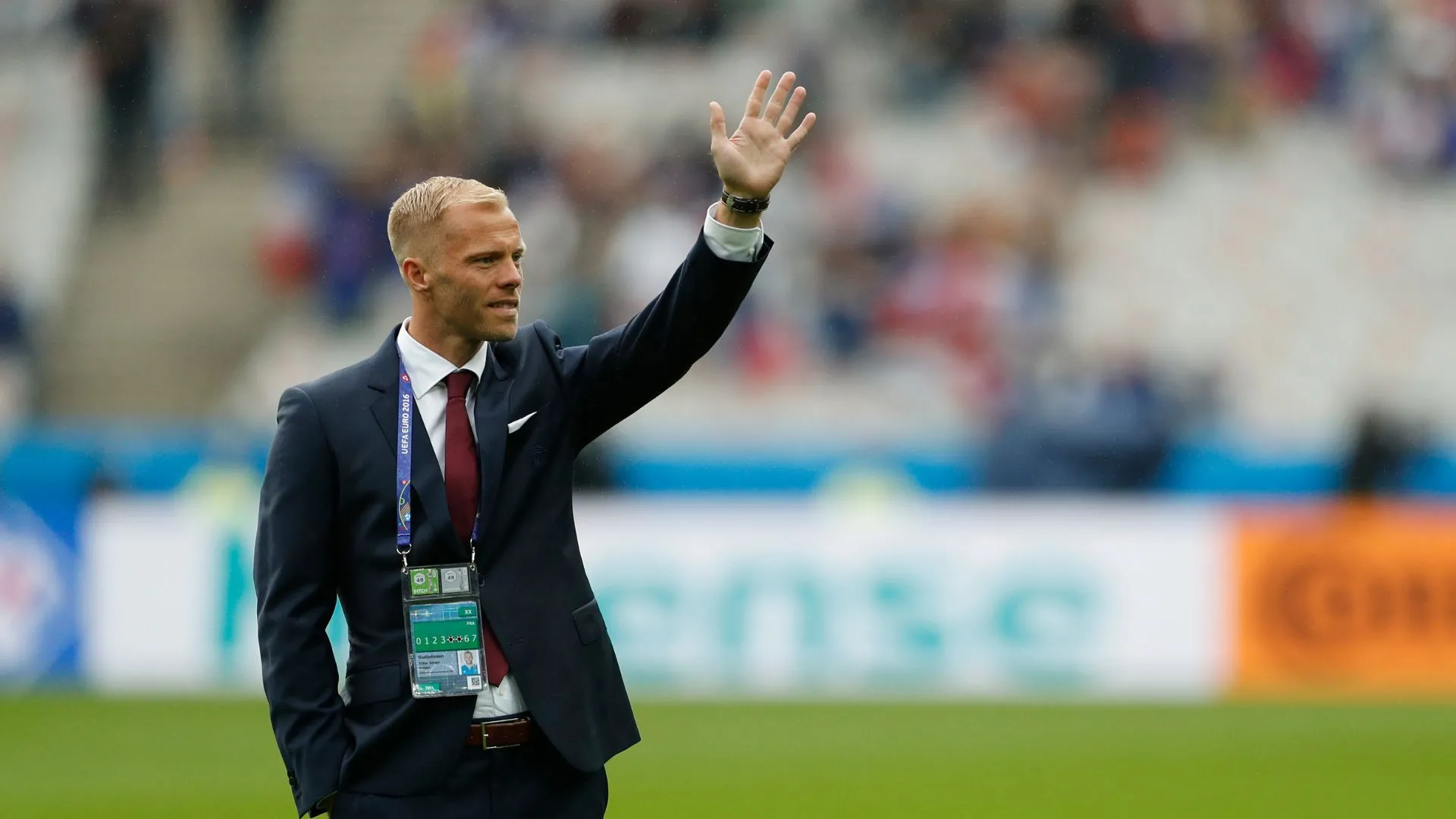 Daniel Gudjohnsen, tiền đạo trẻ tiềm năng con trai Eidur Gudjohnsen, trong màu áo Malmö FF.
