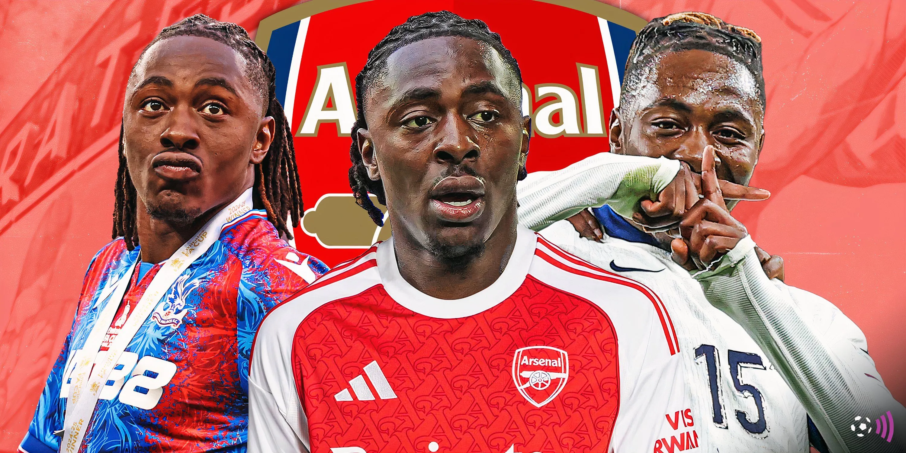 Eberechi Eze, mục tiêu chuyển nhượng hàng đầu của Arsenal, trong màu áo Crystal Palace.