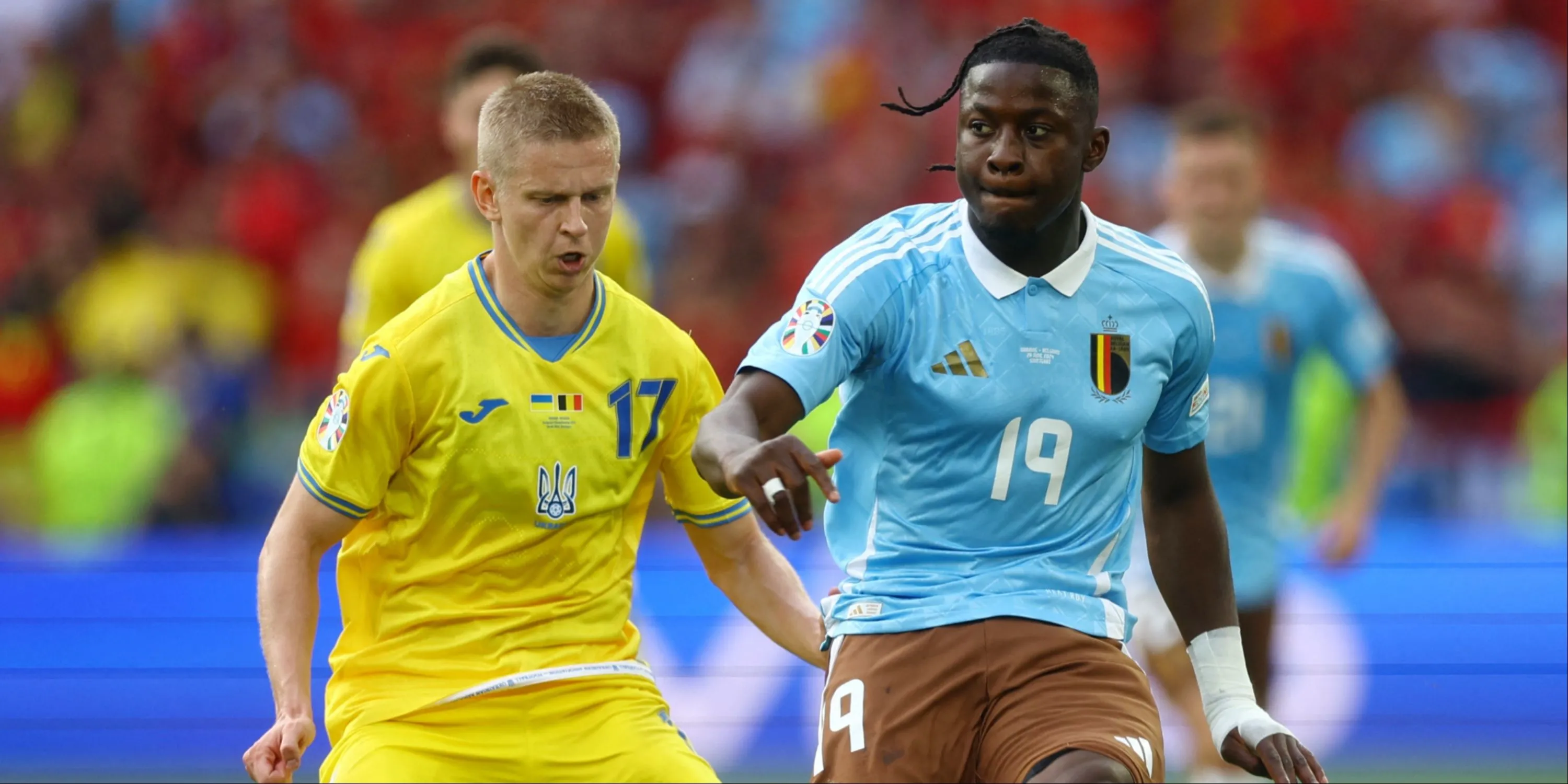 Johan Bakayoko, cầu thủ chạy cánh được Nottingham Forest nhắm đến, trong một trận đấu cho đội tuyển Bỉ
