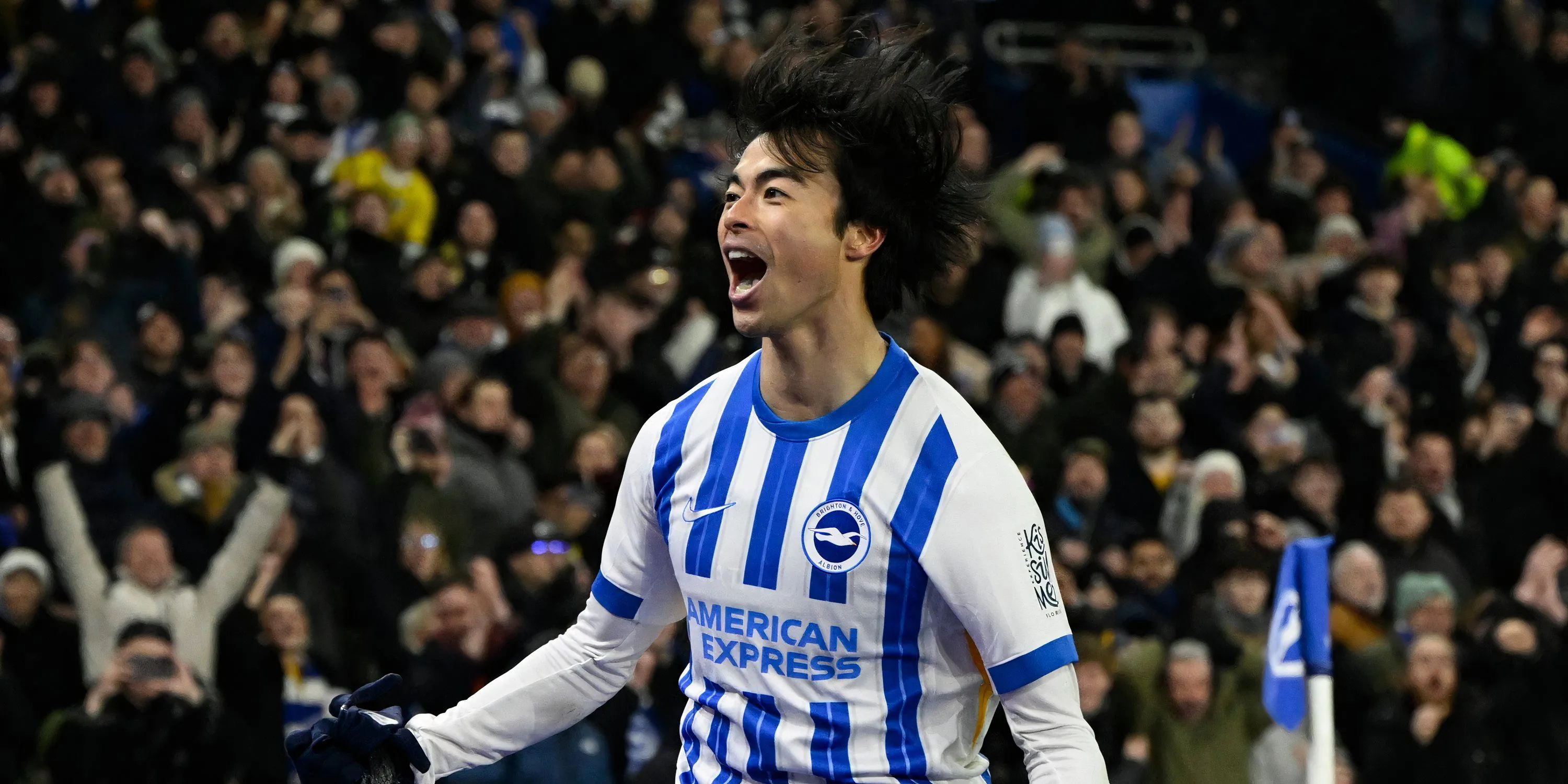 Kaoru Mitoma đang được Chelsea quan tâm trên thị trường chuyển nhượng