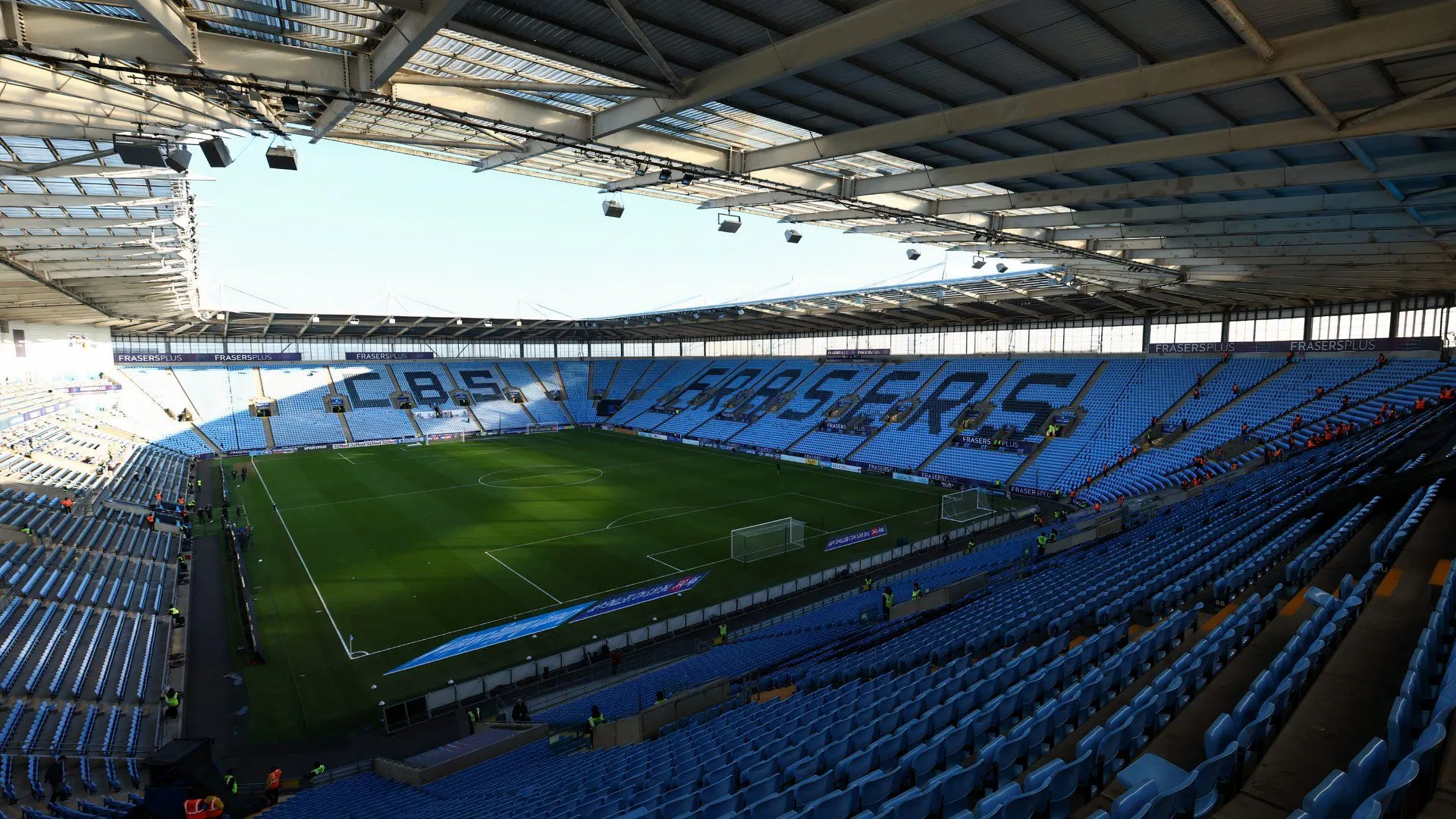 Sân vận động CBS Arena, sân nhà của Coventry City, có thể là bến đỗ mới của Carl Rushworth