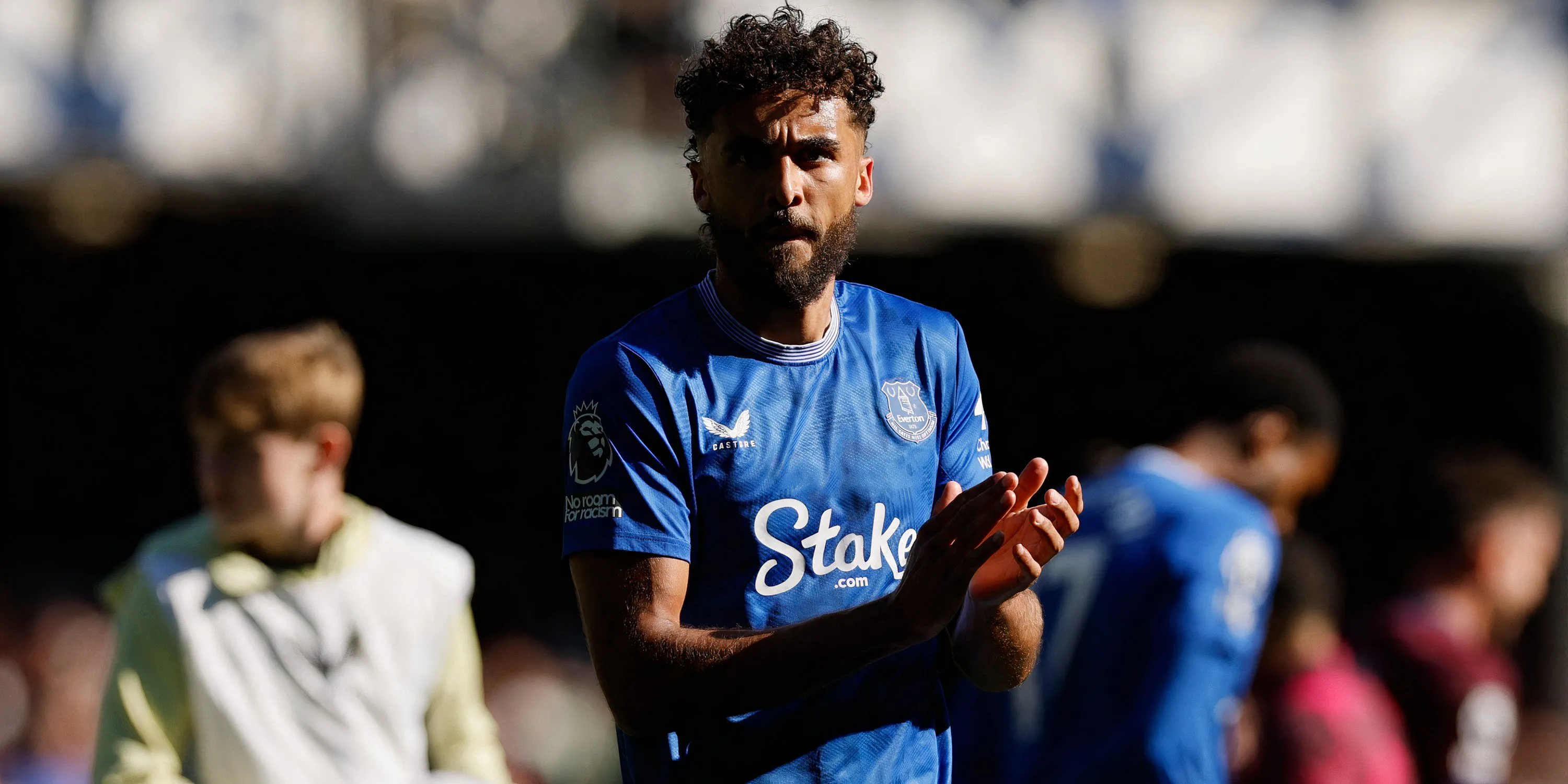Tiền đạo Dominic Calvert-Lewin khi còn khoác áo Everton.