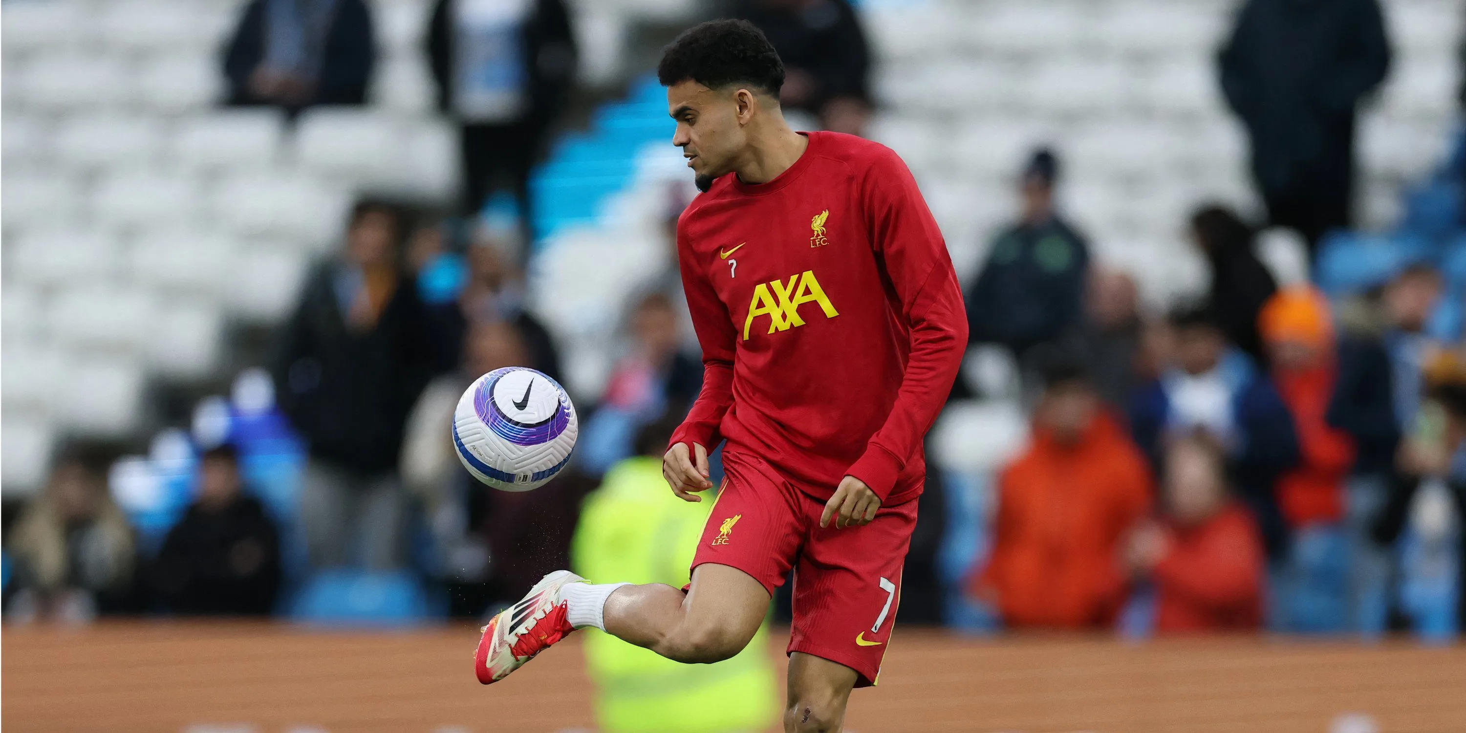 Tiền đạo Luis Diaz trong màu áo Liverpool