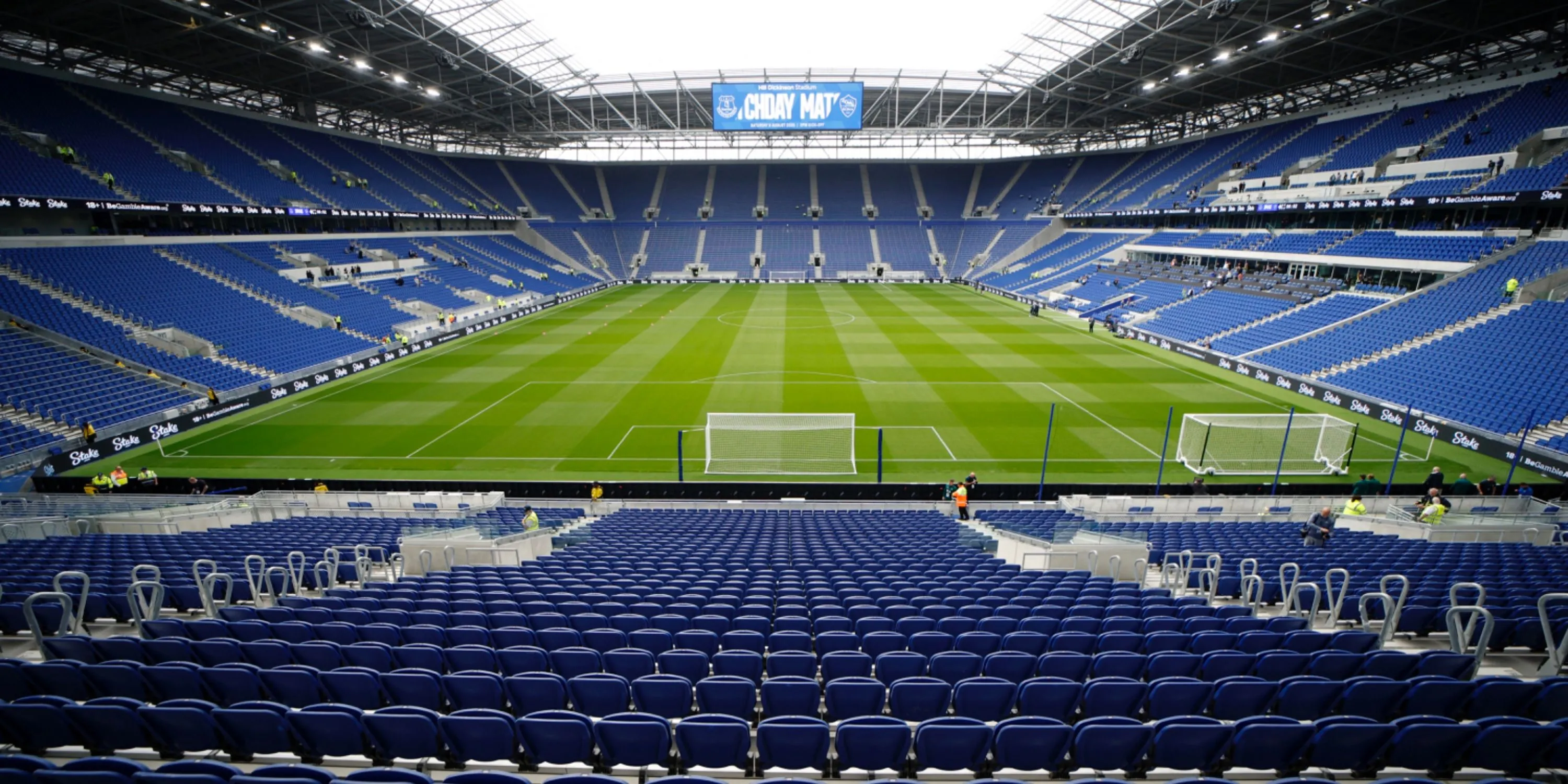 Sân nhà mới của Everton, Hill Dickinson, đón chào người hâm mộ