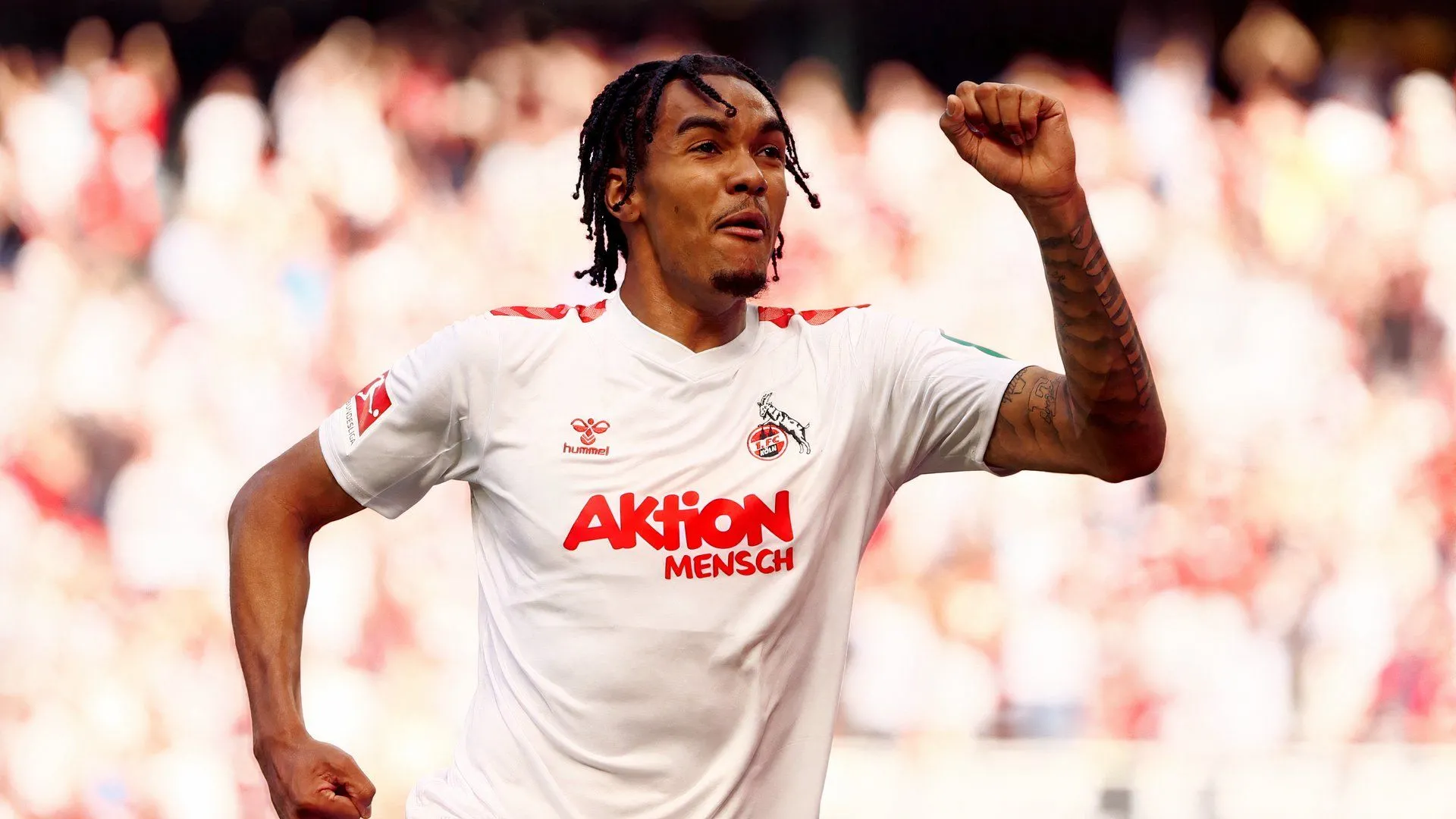 Damion Downs trước khi gia nhập Southampton, ảnh chụp cầu thủ khoác áo FC Köln